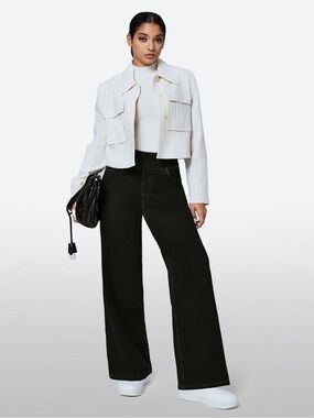 IUGA FlexDenim High-Waist Pull On Wide-Leg Jeans Never Worn